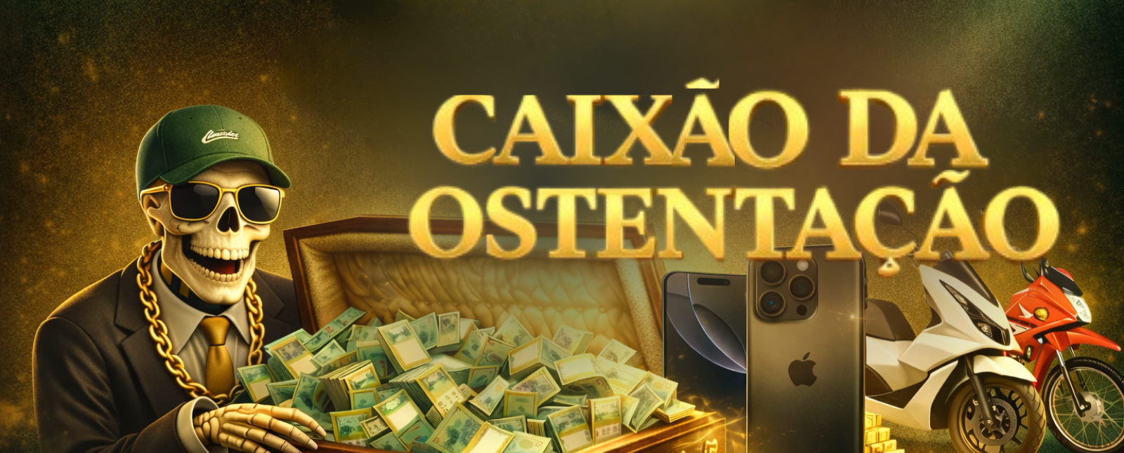 CAIXÃO DA OSTENTAÇÃO 💎 - R$5,00 - PRÊMIOS DE ATÉ R$ 500 MIL